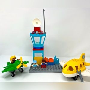 Lego Duplo Airport Airplane Lot
